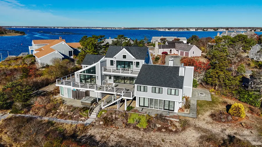 Custom home above the water in Yarmouth
