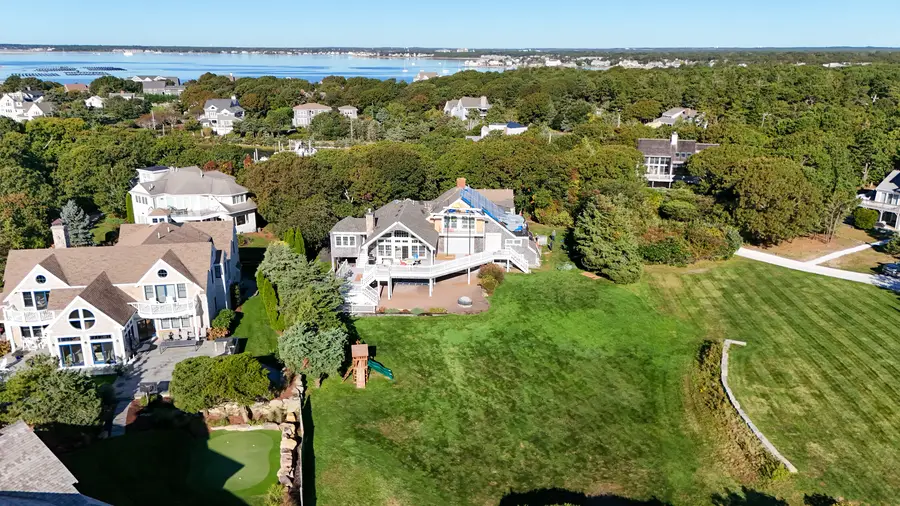 The house among the trees on Great Island