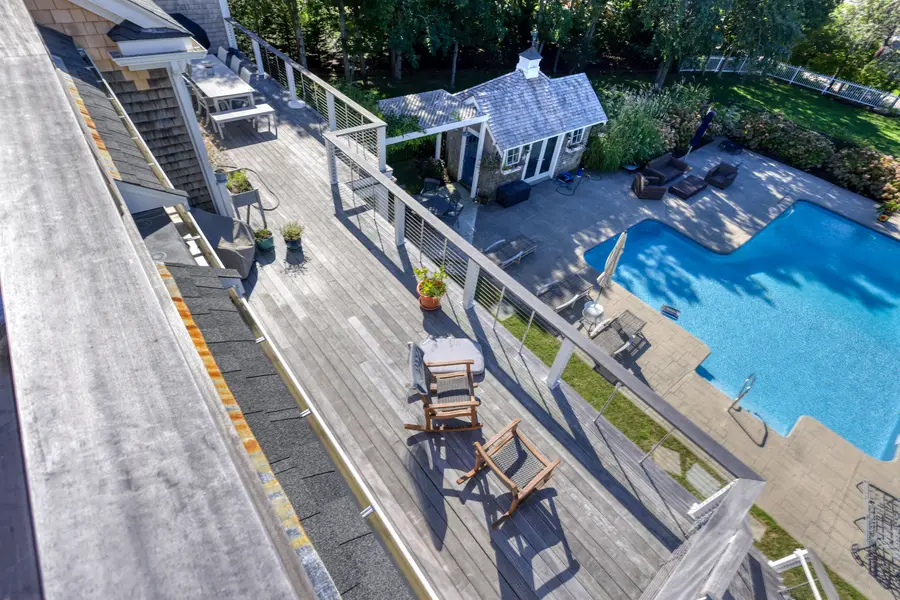 Pool patio from the upper deck